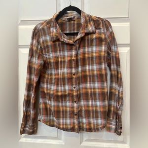Large Prana plaid shirt